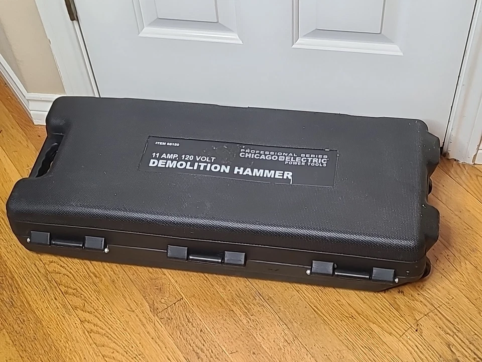 Chicago 68150 Electric Concrete Demolition Hammer Breaker with Bit 120V - Изображение 3 из 4