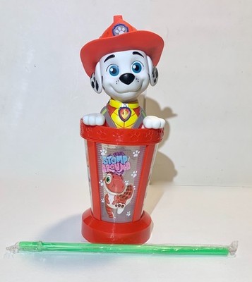 PAW PATROL THE DINO MOVIE 2026 Light Up MARSHALL Drink Cup Character w/Straw NEW