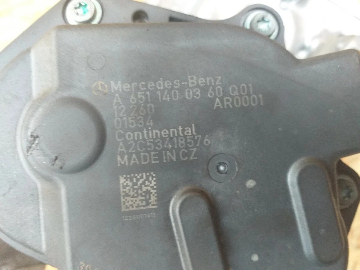 GENUINE MERCEDES W212, 2.2 CDI EGR VALVE WITH COOLER A6511400775  