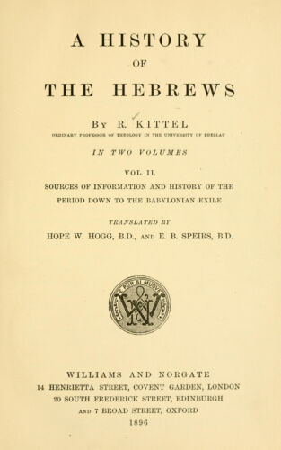 A history of the Hebrews – 2 Vintage e-Books Collection on 1 DATA DVD Jewish - Bild 9 von 12