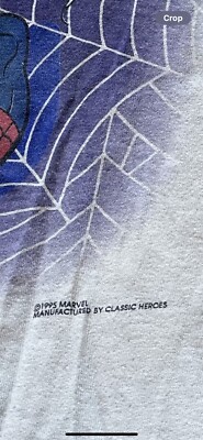 Vintage 90s 1995 Spider-Man DELTA Single Stitch Made In USA XL