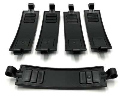 Lego 5 New Black Technic Panel Curved 3 x 13 Parts