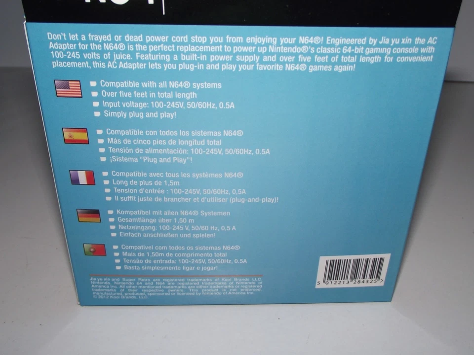 Nintendo 64 N64 Power Supply Adapter Brand New Aftermarket Australian/NZ Plug   - Image 3 of 4