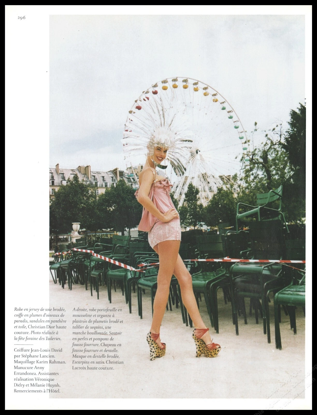 Talons hauts Dior Magazine Print Publicité Femme Mode Chaussures Jambes Longues 2002  1pg