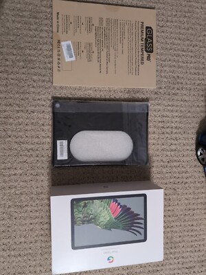 Google Pixel Tablet w/Charging Speaker Dock + Case + Screen Protector (Bundle)