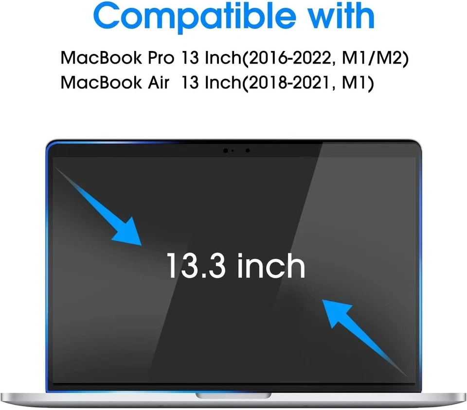 amFilm MacBook Pro 13 Inch & MacBook Air 13 Inch tempered glass screen protector - Image 2 of 4