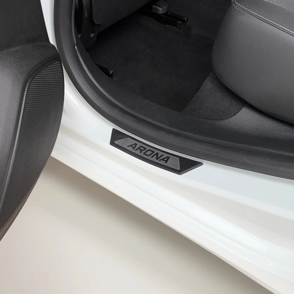 Защита порогов дверей для Seat Arona 2017-2025 гг., нержавеющая сталь 4 штуки - Изображение 3 из 4