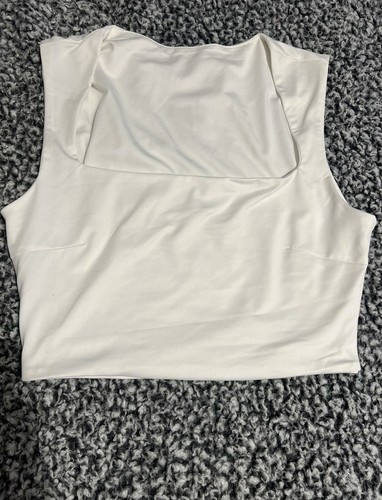 White Crop Top From Shein Size Xs (NO RETURNS) Thank You!!