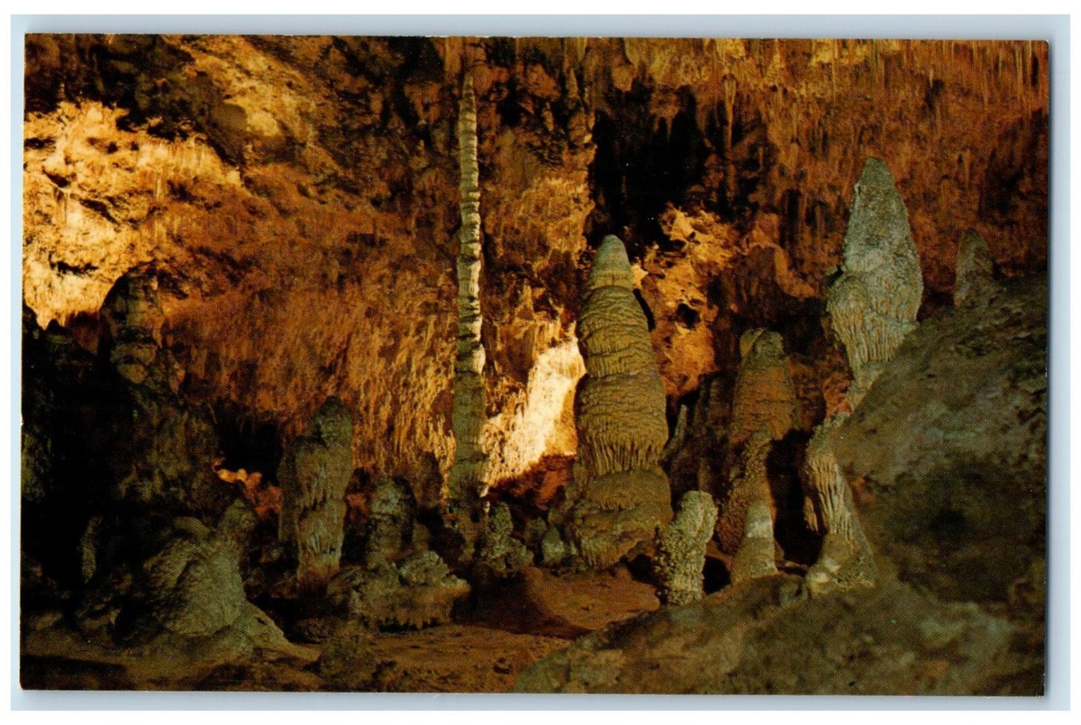 c1960's Totem Pole, Stalagmite, Carlsbad Caverns National