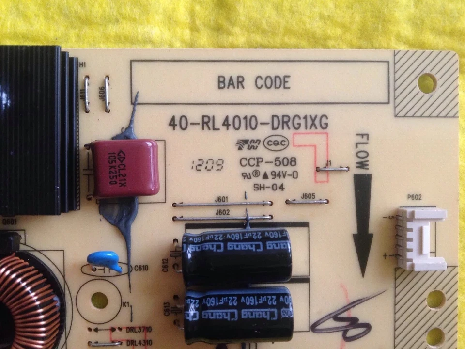 INVERTER BOARD 40-RL3210-DRB1XG  FOR  HANNSPREE HSG1235 TV - Image 2 of 2