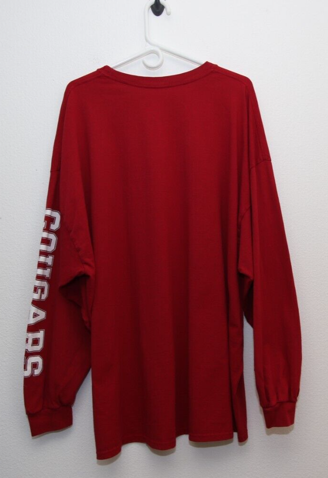 Fanatics TShirt Size 4XL Washington State Cougars Cotton Long Sleeve