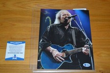 Bee Gees ~ Barry Gibb Autographed 8x10 Color Photo with Beckett COA 