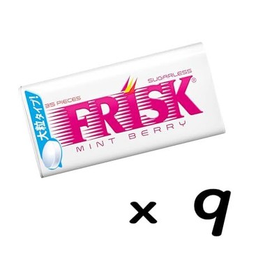 [JAPAN seller] Kracie Frisk Mint Berry 24.5g x 9 pieces