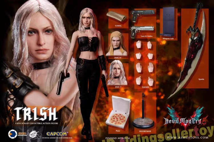 Asmus Toys Devil May Cry Trish 1/6 Action Figure DELUXE
