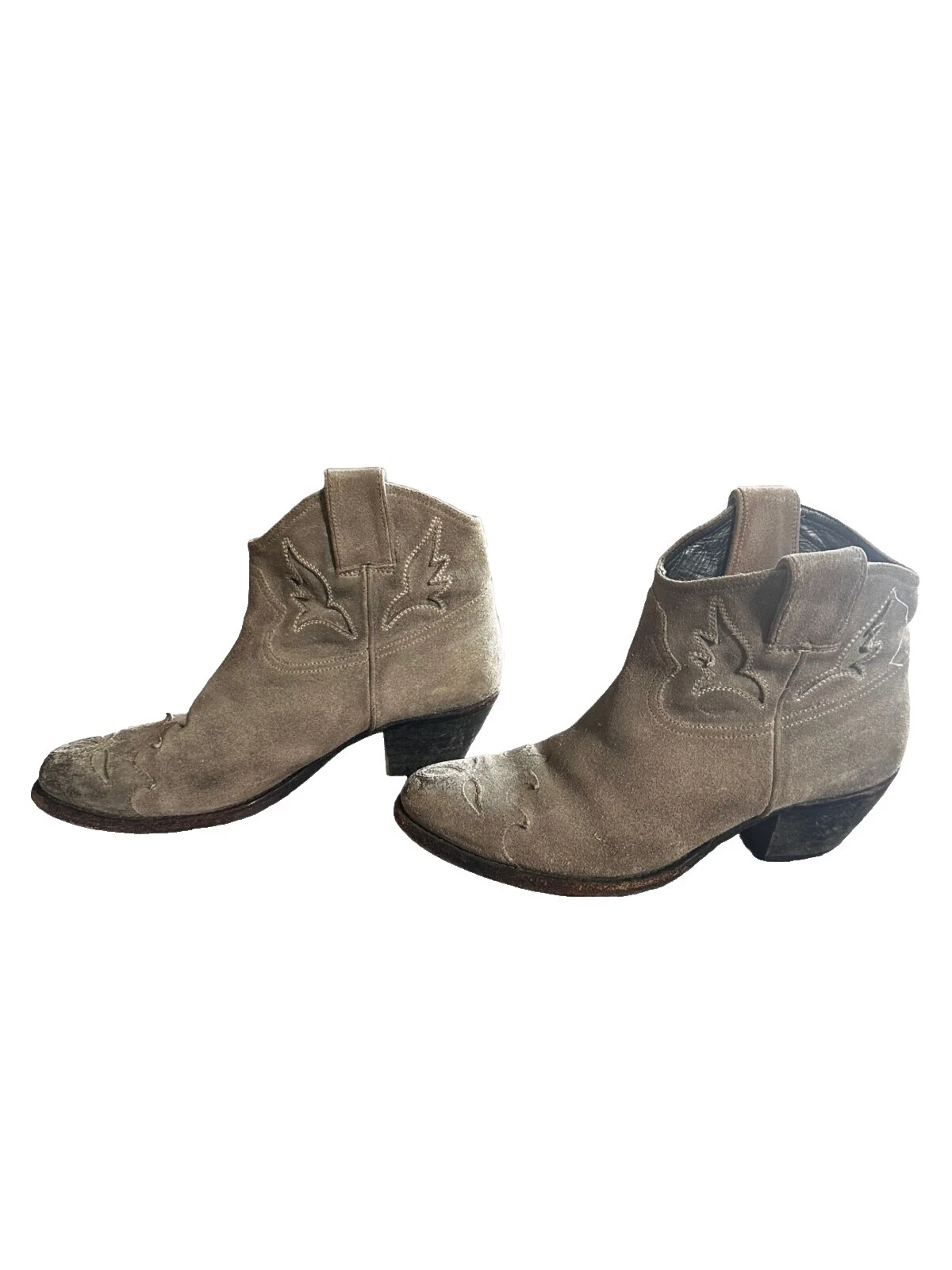 La MUJER DEL OESTE Golden Goose Parte superior de cuero