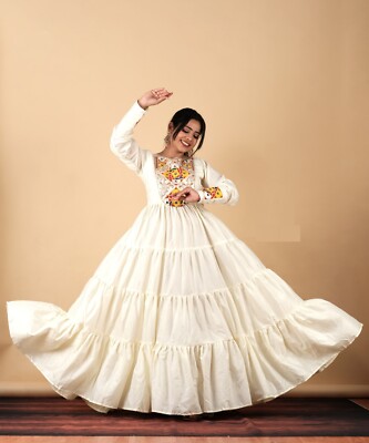 Ethnic Function Traditional Full Stitched Dull Silk Long Anarkali Gown SR-AR