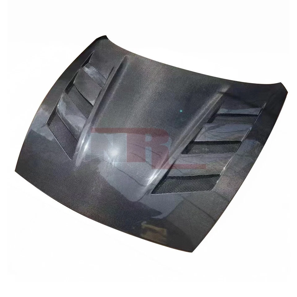 Capó ventilado de fibra de carbono estilo AMS 2009-2021 para Nissan 370z Foto 2 de 4
