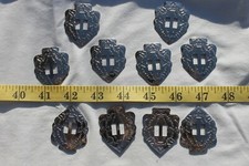 Slotted Western Arrowhead Silver Crafts Leathercrafts Conchos 1 1/2 inch/12pc