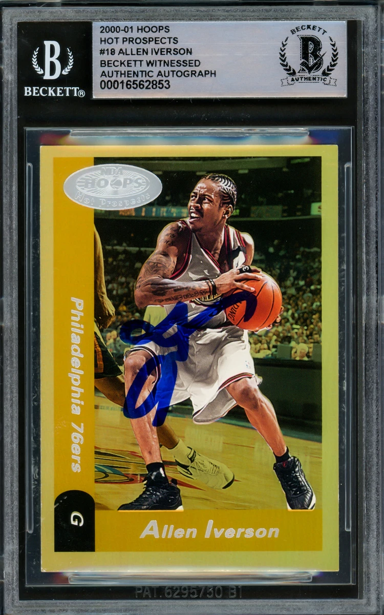 2000-01 NBA Hoops Hot Prospects - Allen Iverson #18 for sale | eBay