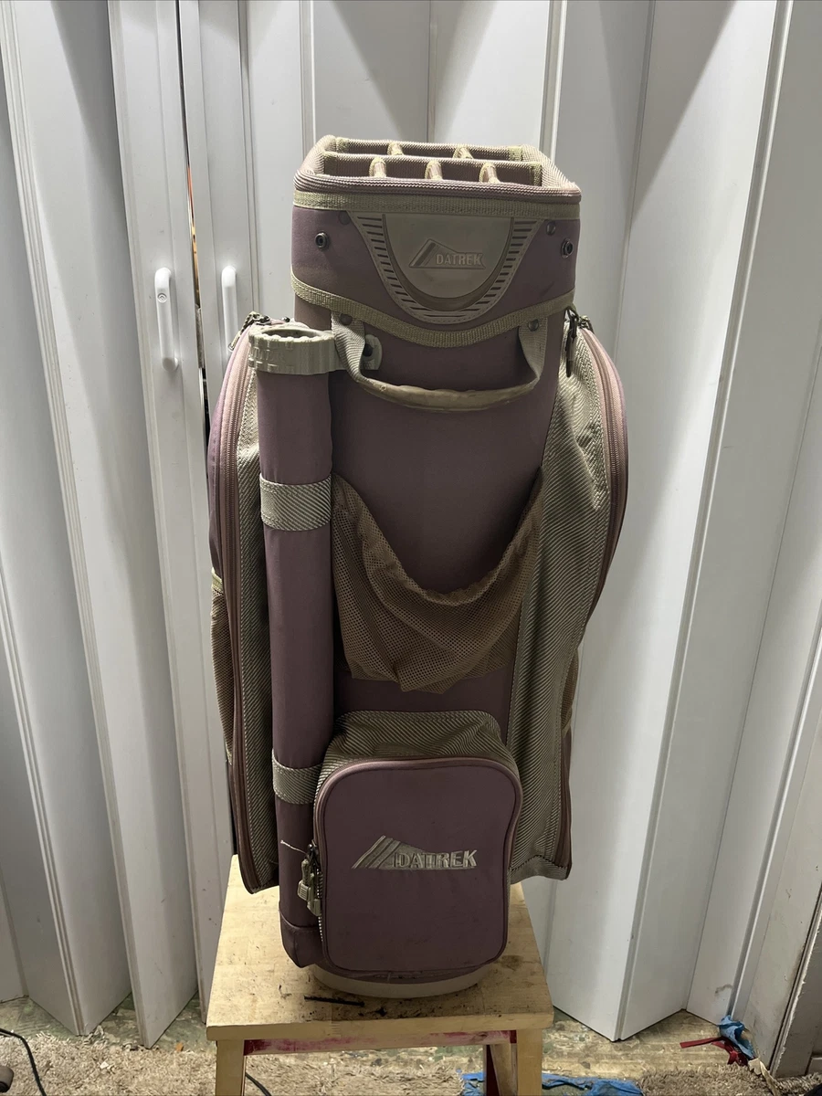Datrek Golf Bag 14 Way Cart Bag w strap rain cover 2 handles