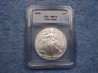 2010 AMERICAN SILVER EAGLE ICG MS70