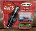 Vintage Mattel Matchbox Coca Cola 1950's Collection Convertible & Van Hot Wheels