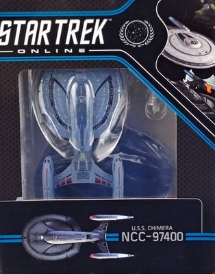 STAR TREK ONLINE EAGLEMOSS COLLECTION USS CHIMERA NCC-97400 HEAVY DESTROYER