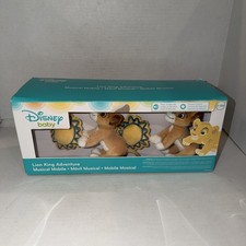 Disney Baby Lion King Adventure Musical Baby Crib Mobile by Lambs  Ivy - Blue