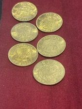 Thailand/Siam 1957 10 Satang Lot Of 6 BU/UNC 💎 Coins AMAZING PRICE
