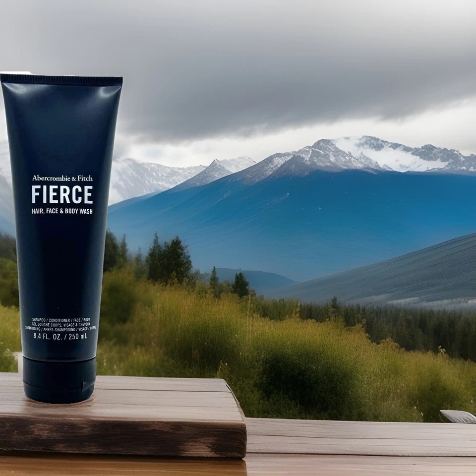 Abercrombie & Fitch FIERCE Face, Body Wash Shampoo Conditioner NEW Sealed 8.4 oz - Image 2 of 4