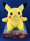 (NEW) 1998 Hasbro | Pokémon (PIKACHU) 7” Plush Toy Figure VINTAGE Tag Box Japan