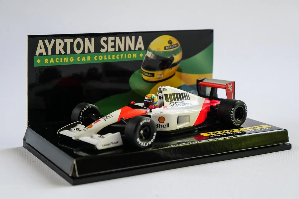 AYRTON SENNA 1:43 McLaren MP 4/6 1991 Minichamps Edition 43 n 5 World Champion - Immagine 4 di 4