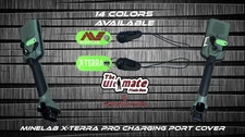 Minelab X-Terra Elite charging port magnetic cover with lanyard 14 colors.