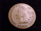 1885 Indian Head Cent, Almost Good  Grade