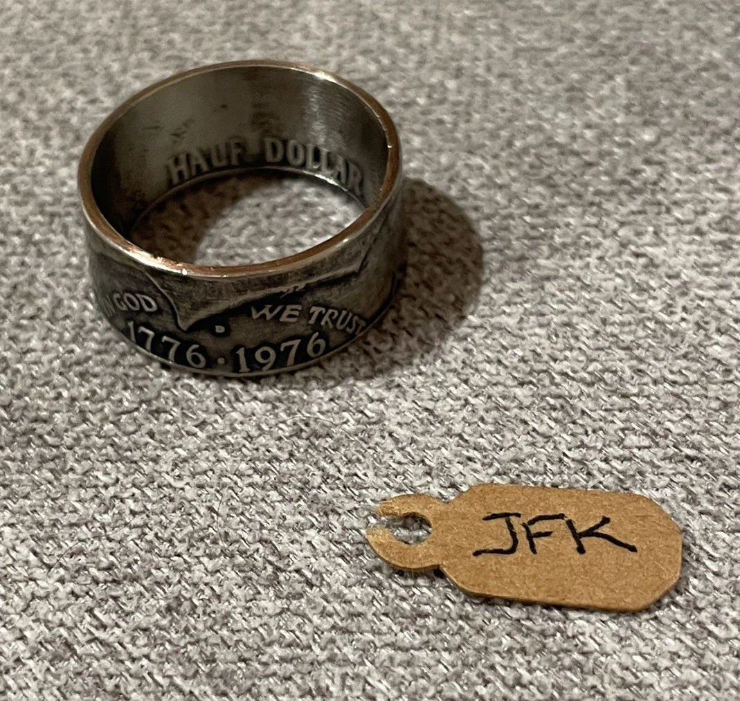 Silver Half Dollar Ring for sale - eBay