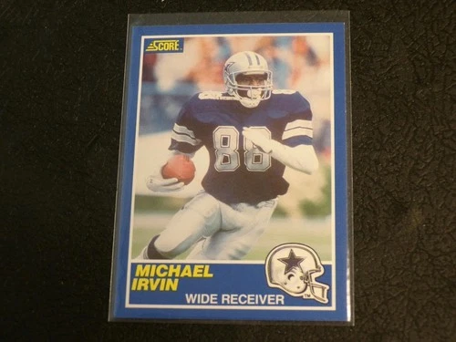 1989 Score #18 MICHAEL IRVIN RC Rookie! COWBOYS! HOF!