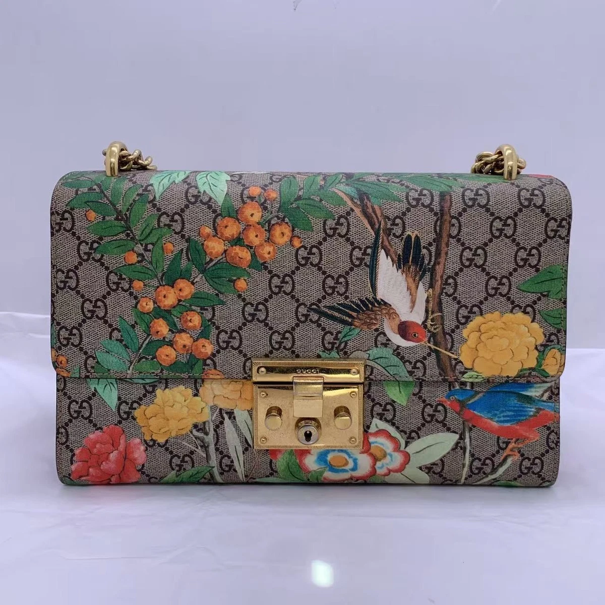 GUCCI グッチ ポストイット 付箋 レフィル ♪激レア♪ Gucci GG Supreme Tian Padlock Large Shoulder Bag Mint Red chain
