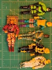 6 1990s GI JOE 3.75” FIGURE LOT HEAT SLUDGE VIPER GENERAL HAWK WET SUIT ICE BERG