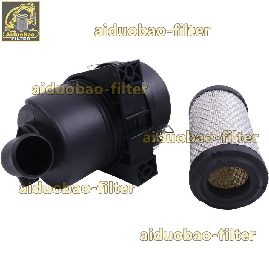 Conjunto de filtros de aire G042545 para John Deere JCB Perkins 1023E 1026R 1000 Foto 2 de 3