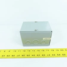 Wiegmann SC040604 6" x 4" x 4" Screw Cover Pull Box Enclosure W/ KO's New