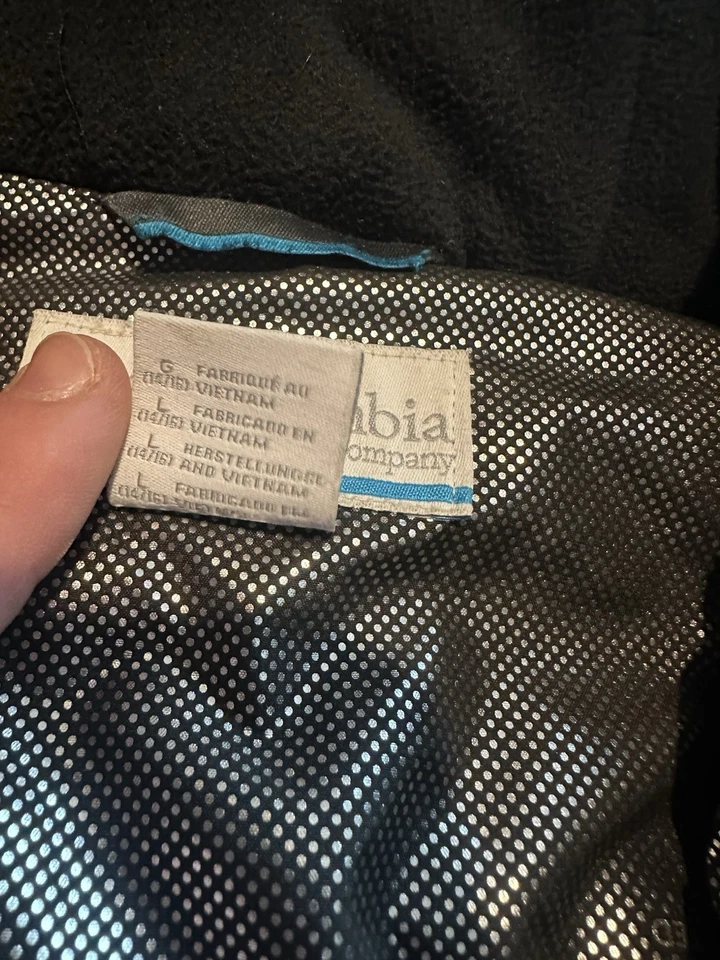 Columbia youth Girls Lg 14/16 Puffer Hooded Jacket Water Resistant Omni Heat - Image 3 of 4