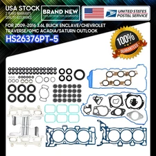 3.6L Full Head Gasket Bolts Kit For 09-16 Chevrolet Tranverse Buick Enclave GMC