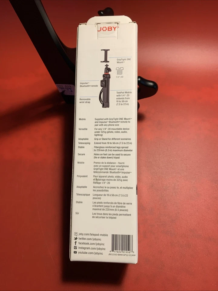 Joby Telepod Mobile Product JB01550-BWW Brand New in original packaging - Image 3 of 4