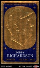 1965 Topps Embossed #65 Bobby Richardson Yankees 2.5 - GD+