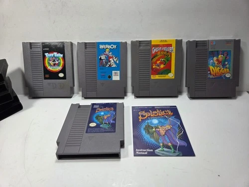 New ListingLot of 5 games   for NES   WORKING
