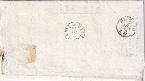 C19354-REGNO, SICILIA,FRANCHIGIA, DA CIMINNA PER ALIA, CITAZIONE TESTIMONI, 1874 - Picture 2 of 3