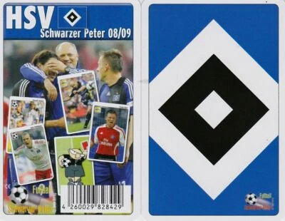 TEEPE HSV Hamburg SV Schwarzer Peter Kartenspiel Fußball 08/09 Karten OVP Neu