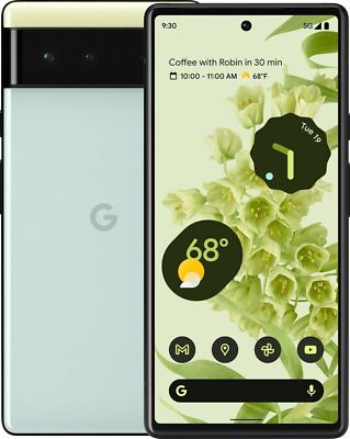 Google Pixel - Google pixel 6 128GB グリーン Google Pixel 6 Phone, 128GB, 8GB RAM, 50MP Camera, Factory
