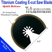 Titanium Bi Metal Saw Blade Oscillating Multi Tool Metal cutting Fast