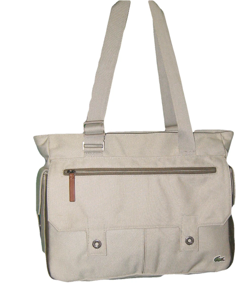 Lacoste horizontal tote bag dimensions sale